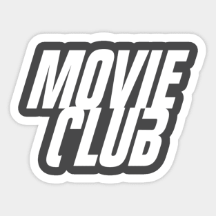 Movie Club Sticker